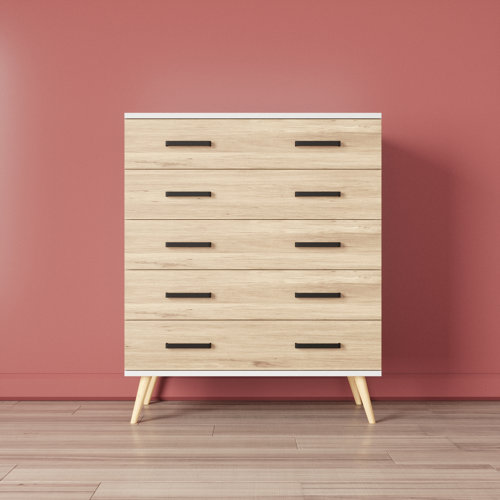Oliver 5 Drawer Dresser & Reviews Wayfair